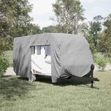 vidaXL Prevleka za prikolico siva 670x250x220 cm netkana tkanina | Shoptok.si