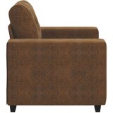  Naslanjač Rjav 59 cm iz umetnega usnja, (22054284) | Shoptok.si