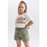 Defacto Girl Cargo Fit Short