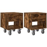  Noćni ormarić 2 pcs Dimljeni hrast 40 5 x 40 x 48 cm | shoptok.hr
