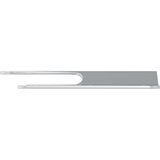  Držač za ravno montiranje 2 pcs Srebrno 75 x 66 x 1,4 mm Čelik | shoptok.hr