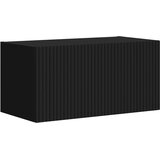  Set TV komoda 4 kom. Crna Konstruirano drvo | shoptok.hr