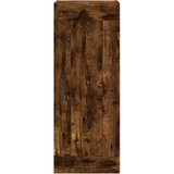  Visoka komoda dimljeni hrast 34,5x34x180cm konstruiranog drva | shoptok.hr
