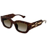 Gucci GG1558SK 002 ONE SIZE (51) Havana/Rjava Cene