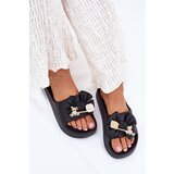 Boto Women's Foam Platform Sandals With Bow And Brooch Black Marlize | shoptok.hr