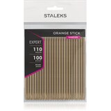 Staleks Expert Orange stick leseni potiskač obnohtne kožice 100 kos Cene