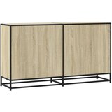  Komoda sonoma hrast 134x35x76 cm izrađeno drvo | shoptok.hr