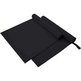 vidaXL Športne brisače 2 pcs Črna 180 x 90 cm Poliester in poliamid | Shoptok.si