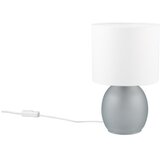 Tri O Bijela/u srebrnoj boji stolna lampa s tekstilnim sjenilom (visina 29 cm) Vela – | shoptok.hr