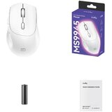 Cudy MS9945, bluetooth bežièni miš sa tihim klikovima 2.4 ghz,opticki usb 800-1600 DPI,White,112 mm | Eponuda.com