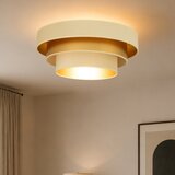  plafonsko svetlo wenta 1xE27/60W/230V, prečnik 50 cm, bež/zlatna | Eponuda.com