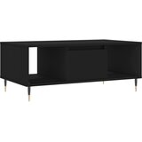  The Living Store Klubska mizica črna 90x50x36,5 cm inženirski les - Klubska Mizica, (21444980) | Shoptok.si