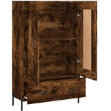  Visoka komoda boja hrasta 69,5 x 31 x 115 cm konstruirano drvo | shoptok.hr