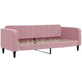  Dnevni krevet na razvlačenje ružičasti 80 x 200 cm baršunasti | shoptok.hr