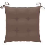  Jastuci za stolice 6 kom smeđesivi 50x50x7 cm od tkanine Oxford | shoptok.hr