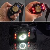  LED Punjiva čelovka sa senzorom LED/15W/5V IP66 430 lm 1800 mAh | Eponuda.com