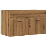 vidaXL Omarica za umivalnik artisan hrast 100x38,5x45 cm inž. les | Shoptok.si