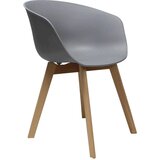 MID.YOU SET NASLANJAČEV, les, umetna masa siva | Shoptok.si