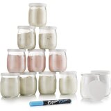 MONBOCO 12x 142 ml steklen kozarček za jogurt Cene