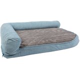 Duvo tweed Sky Anatomski Krevet sa memorijskom penom za pse, S, 80x60x20cm, Plavo-Braon