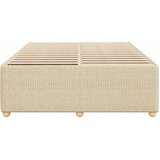  Okvir za krevet bez madraca krem 160x200 cm od tkanine | shoptok.hr