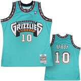 Mitchell And Ness mike bibby 10 vancouver grizzlies 1998-99 mitchell & ness swingman road dres Cene