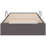  Otomanski krevet s pohranom Sivi 90 x 200 cm Lažna koža | shoptok.hr