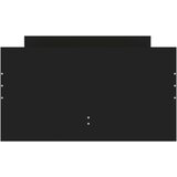vidaXL Posteljni okvir s predali črn 90x190 cm | Shoptok.si
