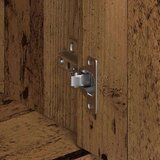 vidaXL Bivak Old Wood 88x30x70 cm Inženirski les | Shoptok.si