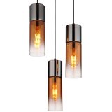 Globo 21000-3HG - Luster na sajli ANNIKA 3xE27/25W/230V crna/bakarna | Eponuda.com