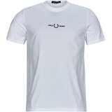 Fred Perry EMBROIDERED T-SHIRT Bijela | shoptok.hr