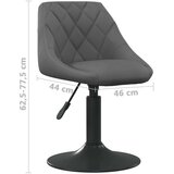  Barski stolček temno siv žamet, (20700120) | Shoptok.si