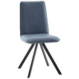 Cantus STOL, kovina, tekstil črna, svetlo modra Cene