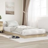  Posteljni okvir Sonoma hrast 80 x 200 cm Konstruiran les, (5000121192) Slike