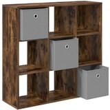  Strani šal s predalom Dimljeni oreh 88,5 x 29 x 84,5 cm, (5000233767) | Shoptok.si