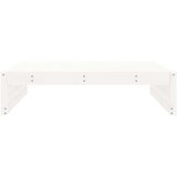  Vrtni tabure bijeli 120 x 80 cm od masivne borovine | shoptok.hr