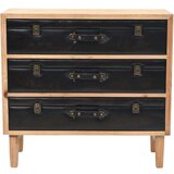  Komoda s ladicama od masivne jelovine 80 x 36 x 75 cm | shoptok.hr