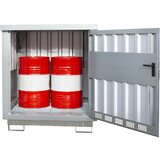 eurokraft pro Jekleno odlagališče za nevarne snovi, za sode 2 x 200 l, pocinkano | Shoptok.si