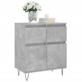  Komoda siva boja betona 60x35x70 cm od konstruiranog drva | shoptok.hr