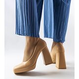 D/CEO Beige high heel pumps Unos | Shoptok.si