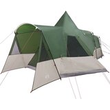  Teepee šator s krovom s pohranom Zelena 720 x 465 x 295 cm | shoptok.hr