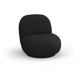 Micadoni Home Črn fotelj iz tkanine bouclé Chuck – | Shoptok.si