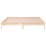  Okvir kreveta 135 x 90 cm bračni od masivnog drva | shoptok.hr