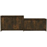 TV ormarić dimljena boja hrasta 146,5x35x50cm konstruirano drvo | shoptok.hr