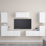  7-dijelni set TV ormarića bijeli od iverice | shoptok.hr
