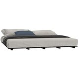  Posteljni okvir črn 200x200 cm trdna borovina, (20724203) | Shoptok.si