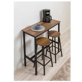 Hanah home mola set 100 - barok black black bar table & stool set (3 pieces) | Eponuda.com
