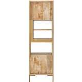 MID.YOU REGAL 58/192/40 cm naravne barve, zlate barve | Shoptok.si