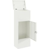  Sandučić za pakete s pohranom Bijelo 44,5 x 29 x 110,5 cm Čelik | shoptok.hr