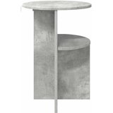  Bocni stol Betonska siva Ø 39,5 x 55 cm Konstruirano drvo | shoptok.hr
